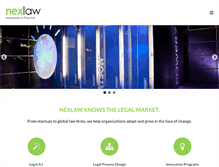 Tablet Screenshot of nexlawpartners.com